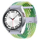 Nylon Braided Metal Buckle Watch Band