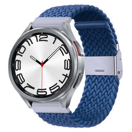 Nylon Braided Metal Buckle Watch Band