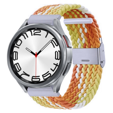 Nylon Braided Metal Buckle Watch Band