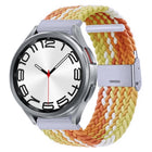Nylon Braided Metal Buckle Watch Band