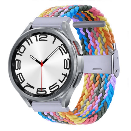 Nylon Braided Metal Buckle Watch Band