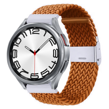 Nylon Braided Metal Buckle Watch Band