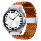 Nylon Braided Metal Buckle Watch Band