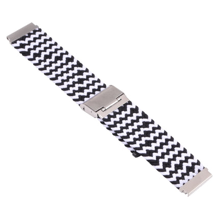 Nylon Braided Metal Buckle Watch Band