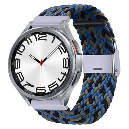 Nylon Braided Metal Buckle Watch Band