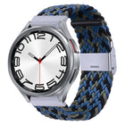 Nylon Braided Metal Buckle Watch Band