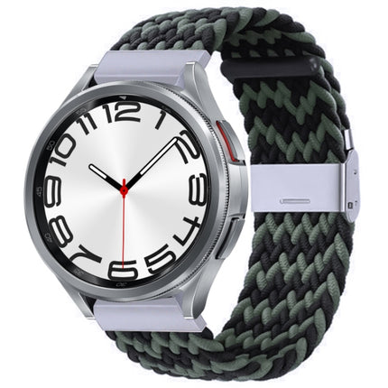 Nylon Braided Metal Buckle Watch Band