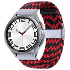 For Samsung Galaxy Watch 6 / 6 Classic / W Red Black