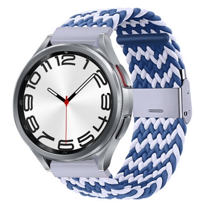 Nylon Braided Metal Buckle Watch Band
