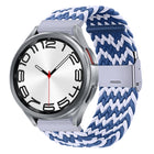 Nylon Braided Metal Buckle Watch Band