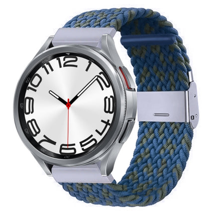Nylon Braided Metal Buckle Watch Band