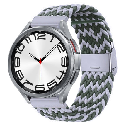 Nylon Braided Metal Buckle Watch Band