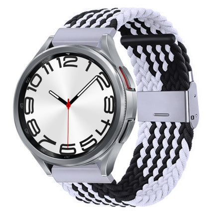 Nylon Braided Metal Buckle Watch Band