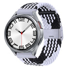 Nylon Braided Metal Buckle Watch Band