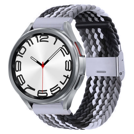Nylon Braided Metal Buckle Watch Band