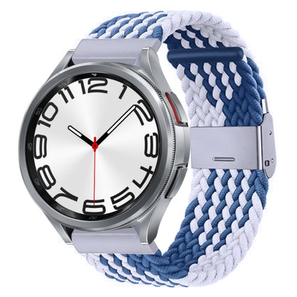Nylon Braided Metal Buckle Watch Band