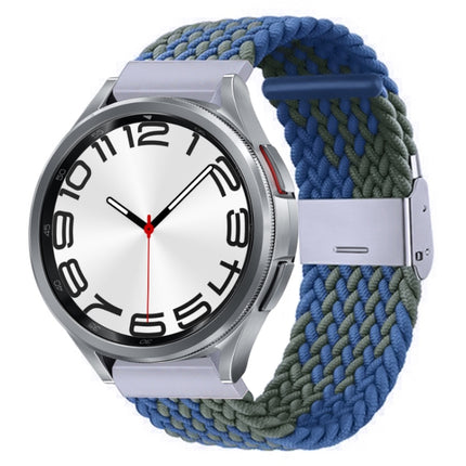 Nylon Braided Metal Buckle Watch Band