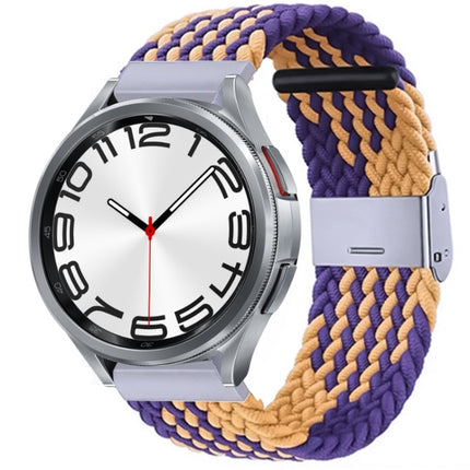 Nylon Braided Metal Buckle Watch Band