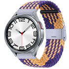 Nylon Braided Metal Buckle Watch Band