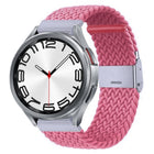 Nylon Braided Metal Buckle Watch Band