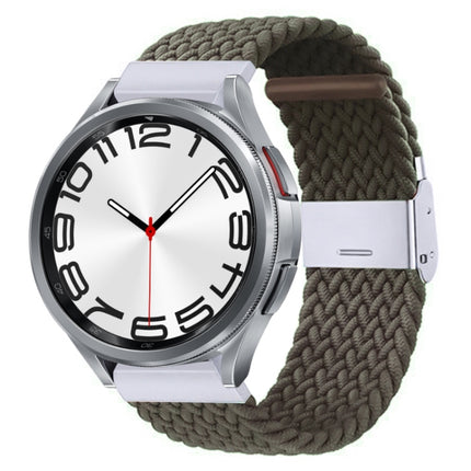 Nylon Braided Metal Buckle Watch Band