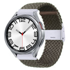 Nylon Braided Metal Buckle Watch Band