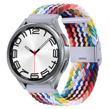 Nylon Braided Metal Buckle Watch Band