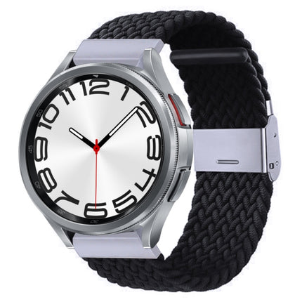Nylon Braided Metal Buckle Watch Band