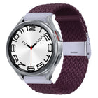 Nylon Braided Metal Buckle Watch Band