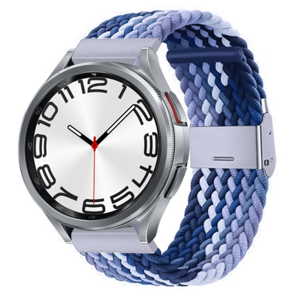 Nylon Braided Metal Buckle Watch Band