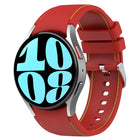 Leather Silicone Watch Band, For Samsung Galaxy Watch 6 / 6 Classic - DealBuddy