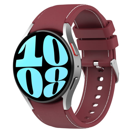 Leather Silicone Watch Band, For Samsung Galaxy Watch 6 / 6 Classic - DealBuddy