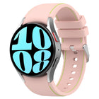Leather Silicone Watch Band, For Samsung Galaxy Watch 6 / 6 Classic - DealBuddy