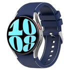 Leather Silicone Watch Band, For Samsung Galaxy Watch 6 / 6 Classic - DealBuddy