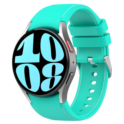 Leather Silicone Watch Band, For Samsung Galaxy Watch 6 / 6 Classic - DealBuddy