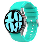 Leather Silicone Watch Band, For Samsung Galaxy Watch 6 / 6 Classic - DealBuddy