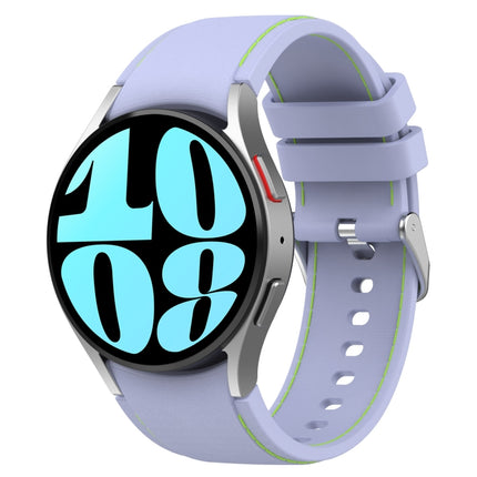 Leather Silicone Watch Band, For Samsung Galaxy Watch 6 / 6 Classic - DealBuddy