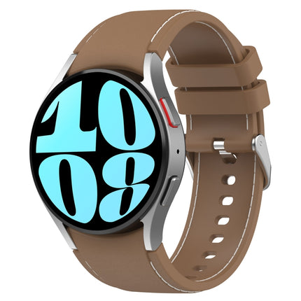 Leather Silicone Watch Band, For Samsung Galaxy Watch 6 / 6 Classic - DealBuddy