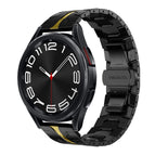 For Samsung Galaxy Watch 6 / 6 Classic / Black Gold