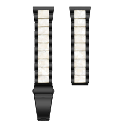 Three Bead Resin Metal Watch Band