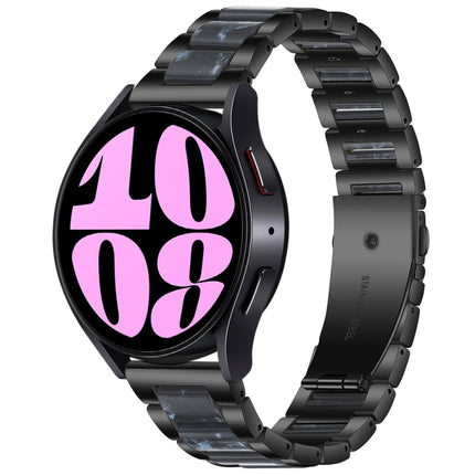 Three Bead Resin Metal Watch Band