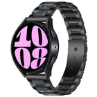 Three Bead Resin Metal Watch Band