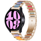For Samsung Galaxy Watch 6 / 6 Classic / Rose Gold Rainbow