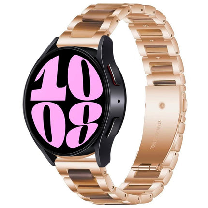 Three Bead Resin Metal Watch Band