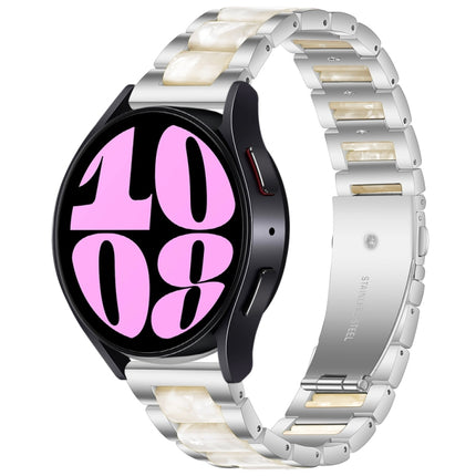 Three Bead Resin Metal Watch Band, For Samsung Galaxy Watch 6 / 6 Classic - DealBuddy
