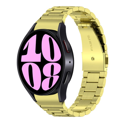 Three Bead Stainless Steel Watch Band