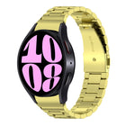 Three Bead Stainless Steel Watch Band