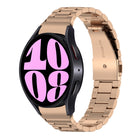 Three Bead Stainless Steel Watch Band