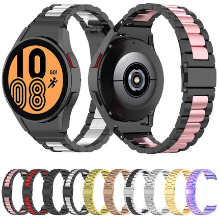 Three Bead Stainless Steel Watch Band