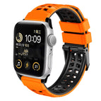 For Apple Watch Series 6 40mm / Orange Black